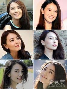 明星偏分,偏分造型演绎时尚魅力